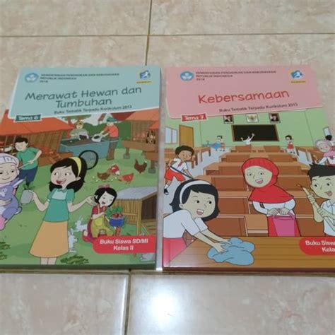 Jual Paket Buku Tematik Sd Kelas Tema Dan Kurikulum Edisi