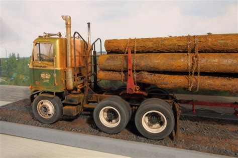 Chevy Titan Daycab Logging Trailer Model Trucks Big Rigs And