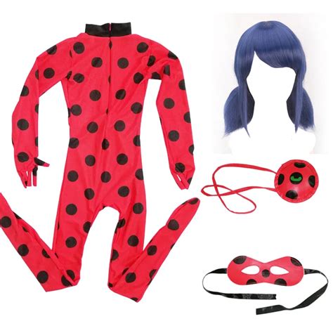 Kids Lady Bug Girls Halloween Costumes Fantasia Adult Lady Bug Costume ...