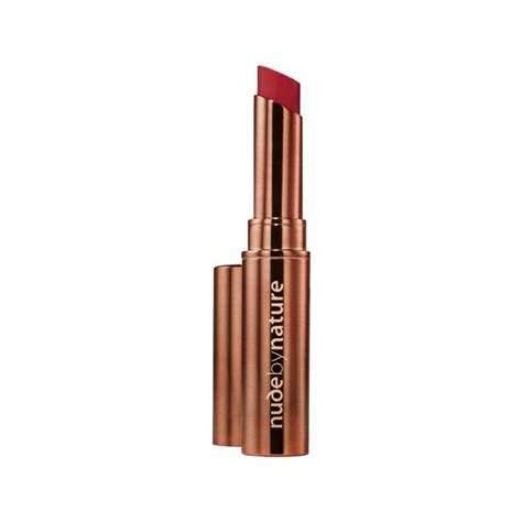 Nude By Nature Creamy Matte Lipstick Red Blossom Ml