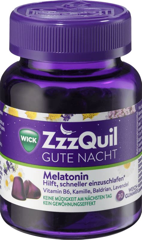 Wick Weichgummis zzzQuil gute Nacht 30 Stück 90 g dauerhaft günstig