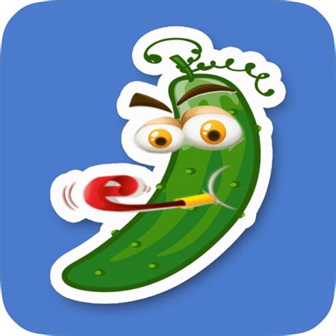 Animated Cucumber Emoji by Michael Goodman