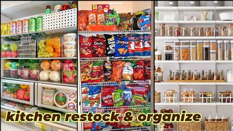 Kitchen And Pantry Random Restock And Organize Tiktok Compilation