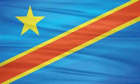 Illustration of the Democratic Republic of the Congo Flag and Editable Vector Country Flag ...