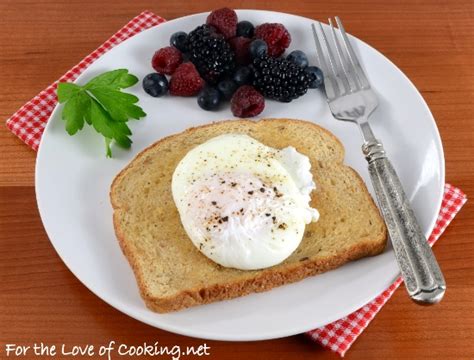 Poached Egg on Toast | For the Love of Cooking