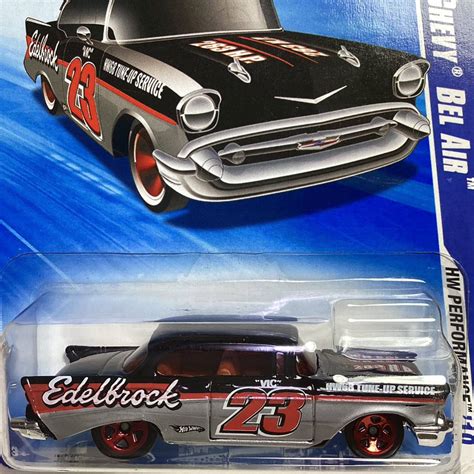 Yahoo オークション ホットウィール 57 シェビー ベルエア 黒 Hot