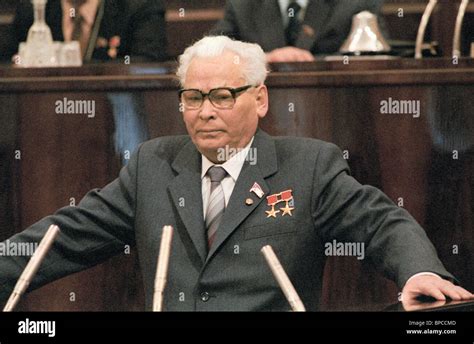 Ussr Konstantin Chernenko High Resolution Stock Photography And Images