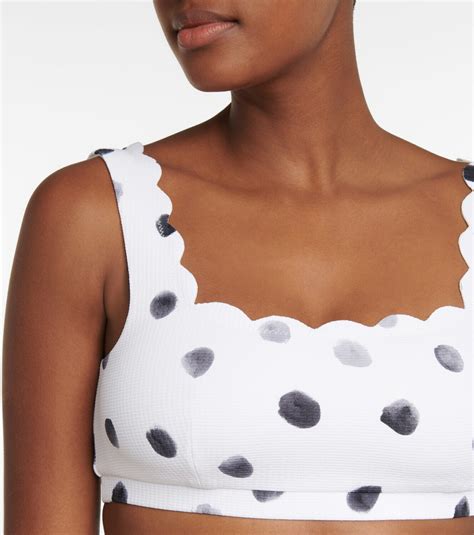 Marysia Palm Spring Polka Dot Bikini Top Marysia