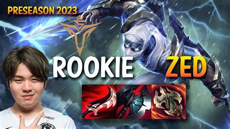 V Rookie Zed Vs Yasuo Mid Kr Ranked Youtube