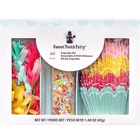 Sweet Tooth Fairy Pom Pom Cupcake Decorating Kit For 12 Party City