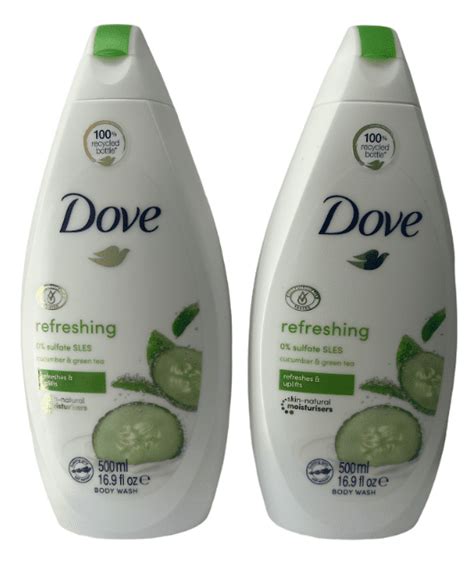 Dove Body Wash Go Fresh Touch Cucumber And Green Tea 16 9 Oz 500 Ml 2