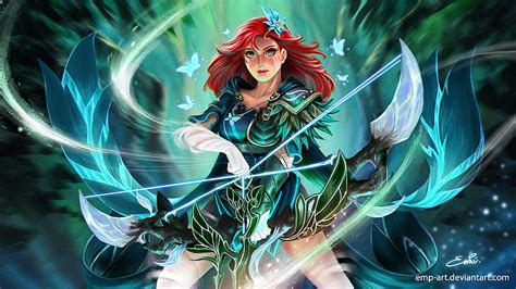 DOTA 2 Windranger Arcana Fan Art HD Wallpaper Pxfuel