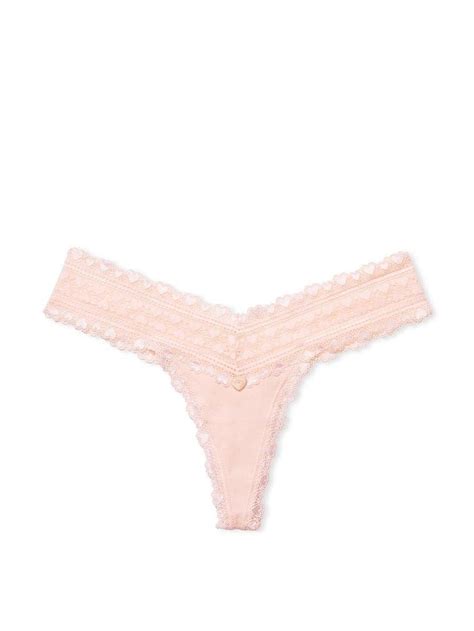 Esnek Pamuklu String Bikini K Lot Pembe Victoria S Secret