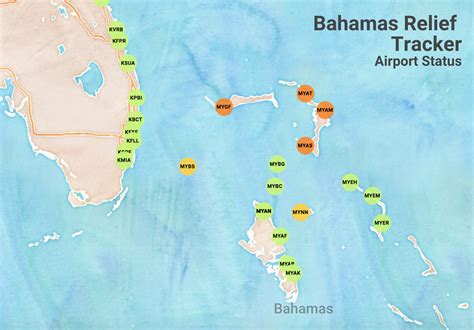 Dorian Aviation Impact Tracker Airport Status International Ops