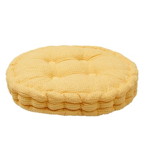 Ousgar Corduroy Chair Cushion Round Floor Pillows Meditation Pillow