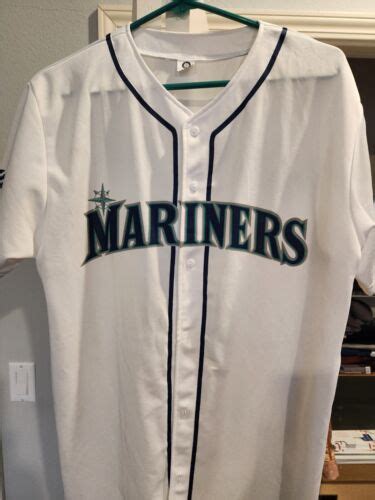 Seattle Mariners Edgar Martinez SGA Baseball Jersey 2017 Mens Size