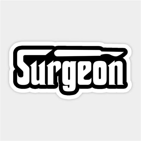 Surgeon Surgery by medd-art | Medical stickers, Funny laptop stickers ...