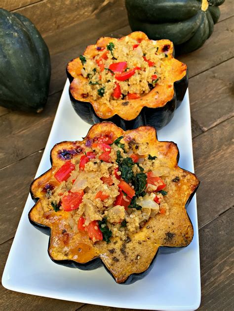 Vegetable Stuffed Acorn Squash - Chocolate Slopes®