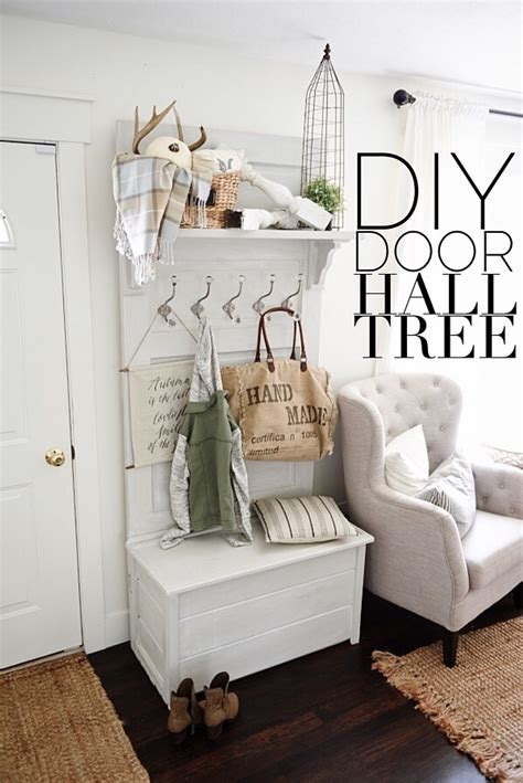 DIY Door Hall Tree - Liz Marie Blog