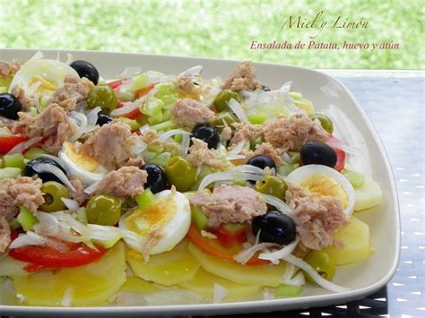 Receta De Ensalada De Patata Huevo Y Atún Eureka Recetas