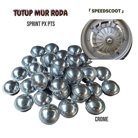 Jual Cover Tutup Mur Baut Tromol Roda Vespa PTS Sprint PX Depan