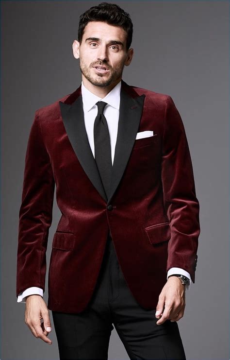 A Festive Affair Dressed To Impress Arthur Kulkov Dons A Todd Snyder Tuxedo Jacket In Burgundy