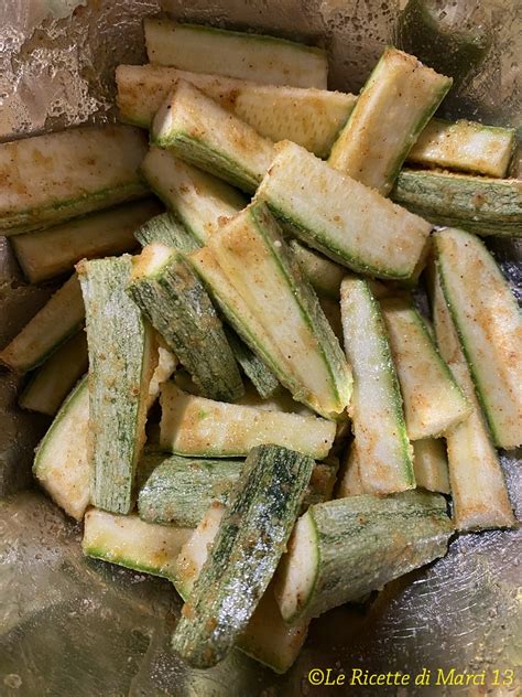 Zucchine Sabbiose Con Friggitrice Ad Aria Contorno Sfizioso Leggero E