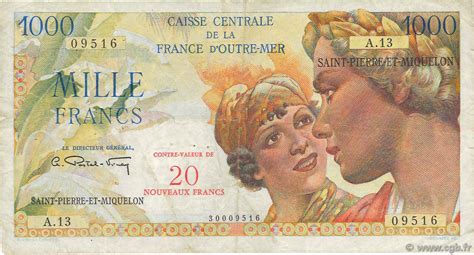 Nf Sur Francs Union Fran Aise Saint Pierre Et Miquelon P