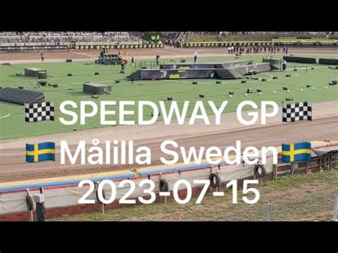 Swedish Grand Prix Speedway Målilla Sweden 2023 YouTube