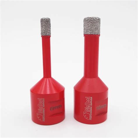 DIATOOL 2pcs M14 Vacuum Brazed Diamond Drilling Core Bits Dry Drilling