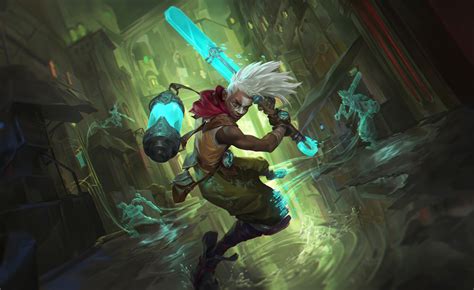 Artstation League Of Legends Wild Rift Ekko Key Art