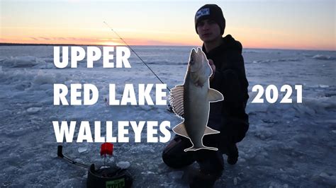 RED LAKE Walleye Ice Fishing 2021 Jigging And I Fish Pros YouTube