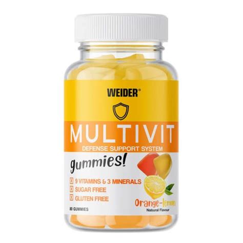 Multivit Up 80 Gominolas Weider MyWayNutrition