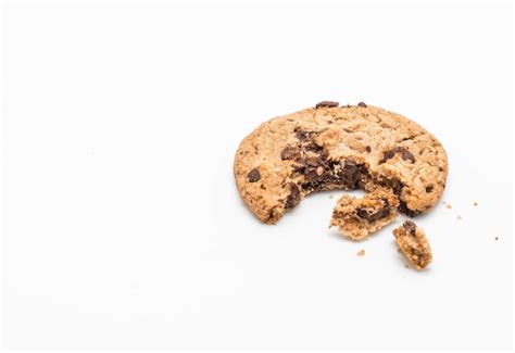 Premium Photo | Cookies with dark chocolate chips