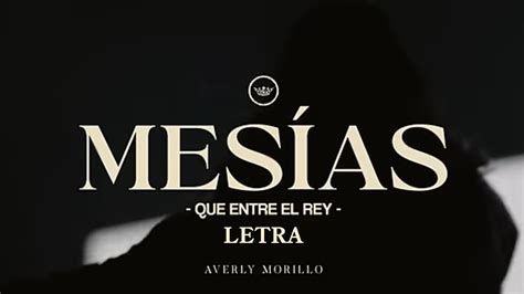 Averly Morillo MESÍAS Live Letra YouTube