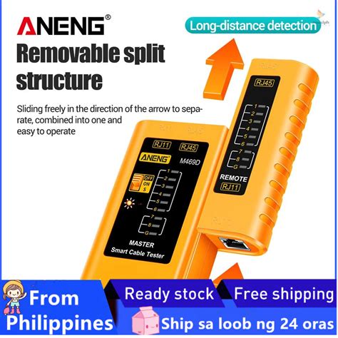 Aneng M D Network Cable Tester Pairing Instrument For Rj Rj