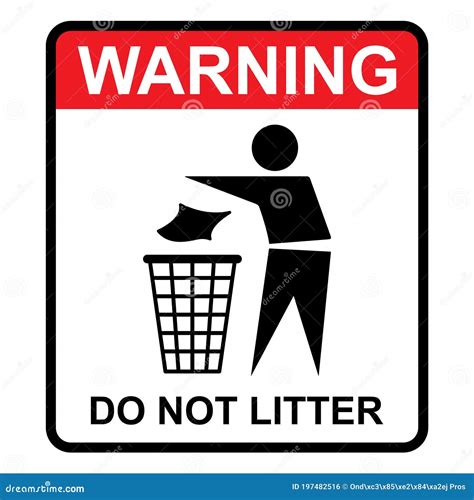 Tidy Man Symbol Do Not Litter Icon Keep Clean Dispose Of Carefully