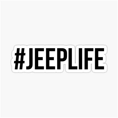 Jeep Life Stickers | Redbubble