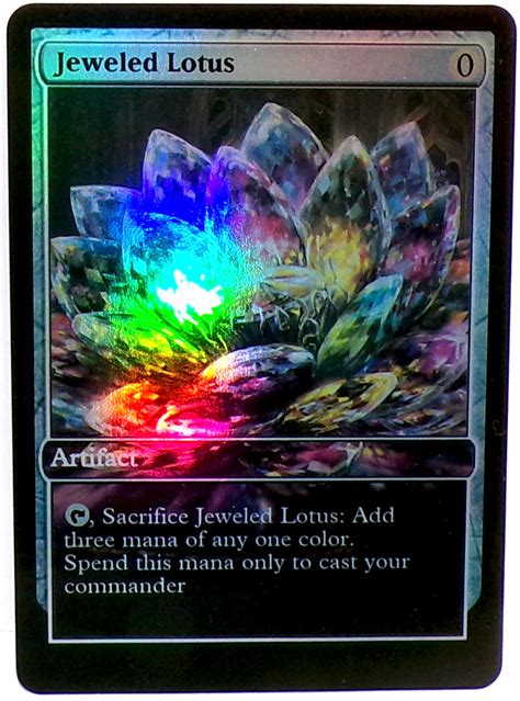 Foil Jeweled Lotus Mtg Proxy Mtg Proxy Black Lotus Proxy Mtg