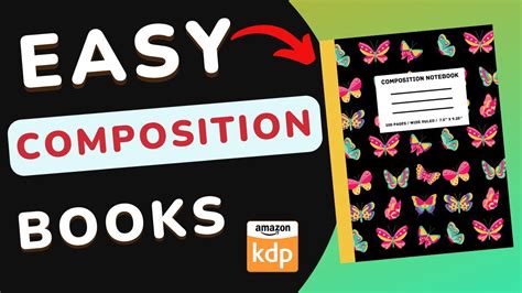 Create A KDP Composition Notebook FAST And EASY Using Canva And FREE