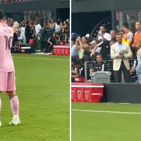 Why Did Lionel Messi Give A Hold My Beer Gesture To David Beckham