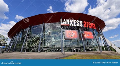 Lanxess Arena Event Hall in Cologne Editorial Photography - Image of column, blue: 221991592