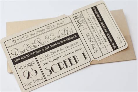 Angelfins Gifts | Movie ticket wedding invitations, Ticket wedding invitations, Vintage wedding ...