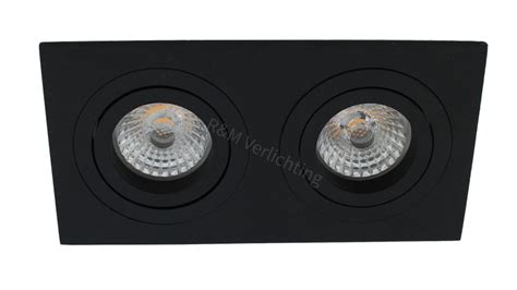 R M Line Downlights Double Lamps Black V V R M Lighting