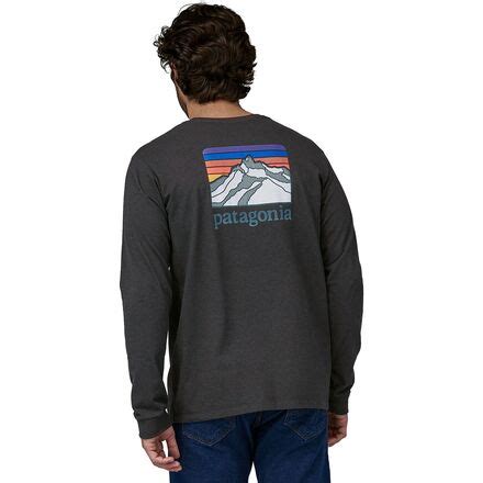 Patagonia Line Logo Ridge Long Sleeve Responsibili T Shirt Men S