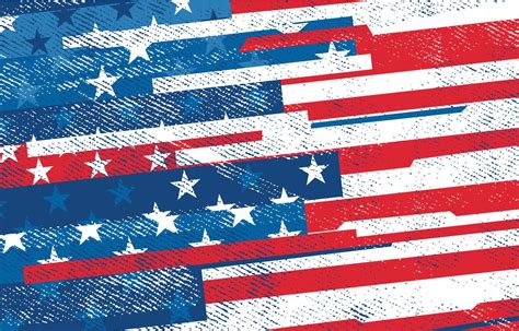 Distressed Dramatic American Flag Background 6122474 Vector Art At Vecteezy