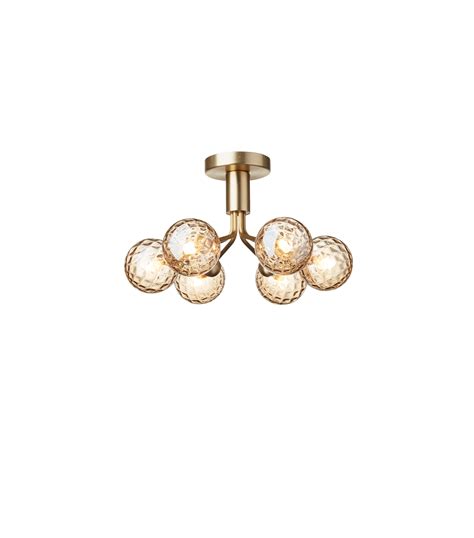 Apiales Ceiling Brushed Brass Optic Gold