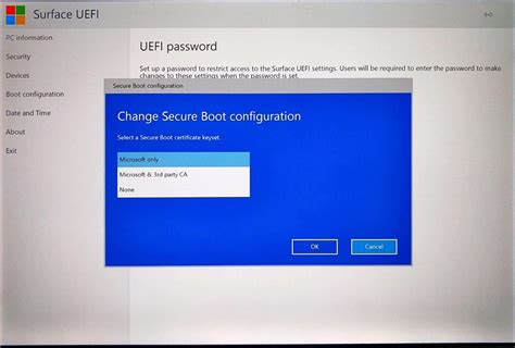 How To Configure Surface Pro UEFI BIOS Settings SurfaceTip