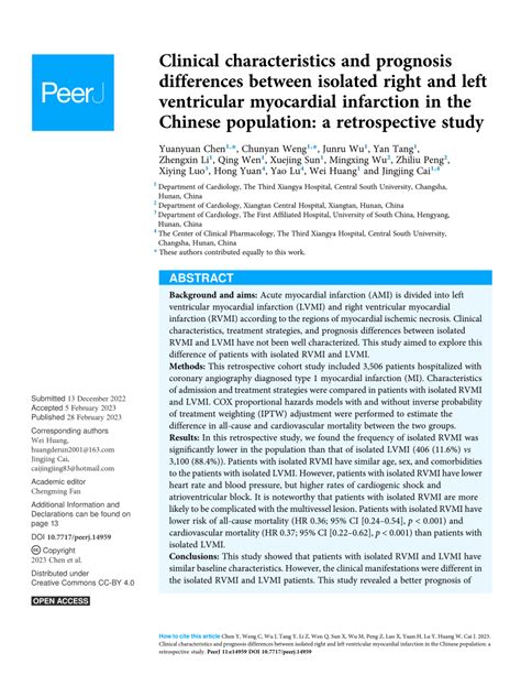 PDF Clinical Characteristics And Prognosis Differences Between