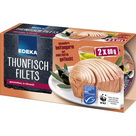 Edeka Edeka Msc Thunfischfilets In Oliven L X G